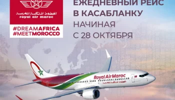 Из Домодедово в Касабланку с Royal Air Maroc